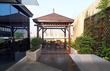 鄭州屋頂花園設(shè)計——高新企業(yè)加速器屋頂花園